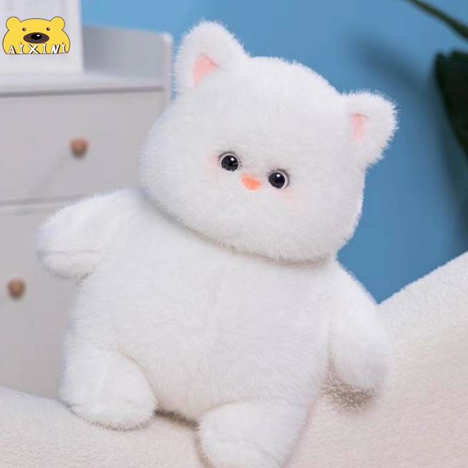 Mèo Nhồi Bông 35cm Mềm Mại Đáng Yêu