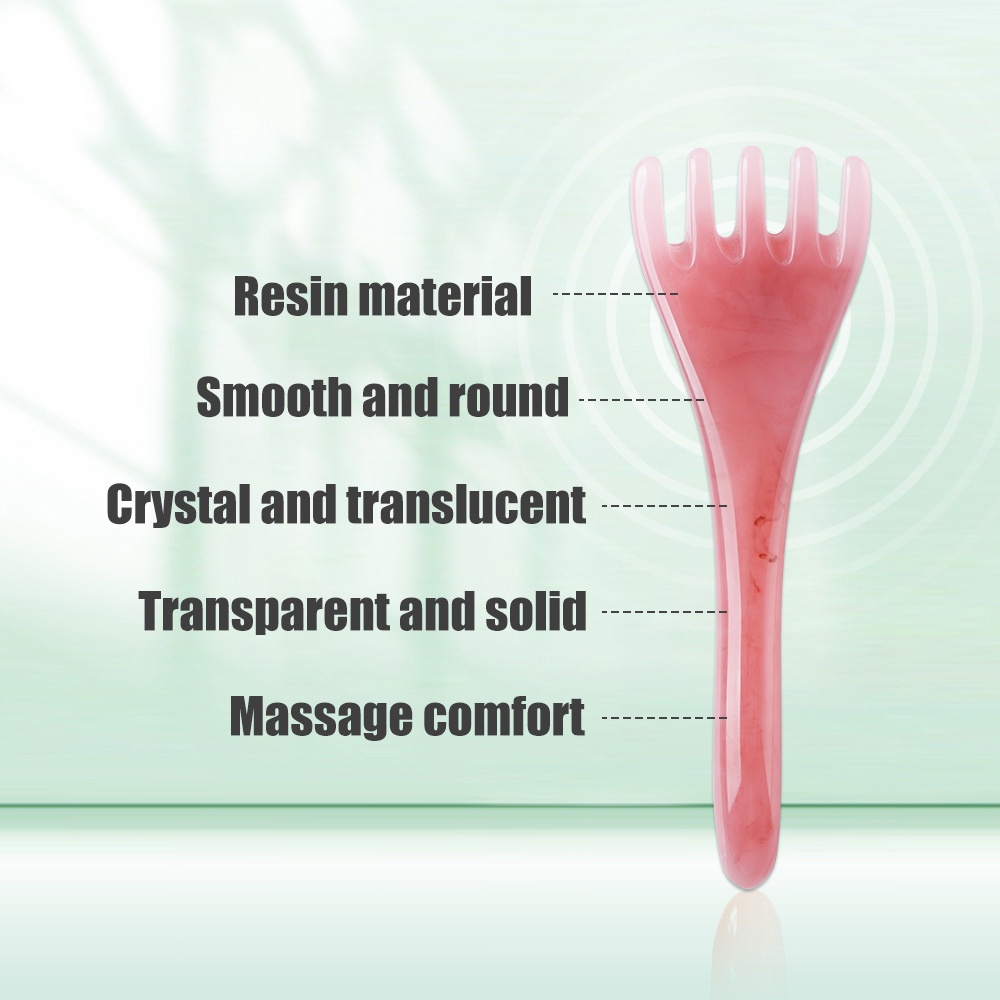 Saniye Lược Chải Tóc Mát Xa Da Đầu Bằng Nhựa resin