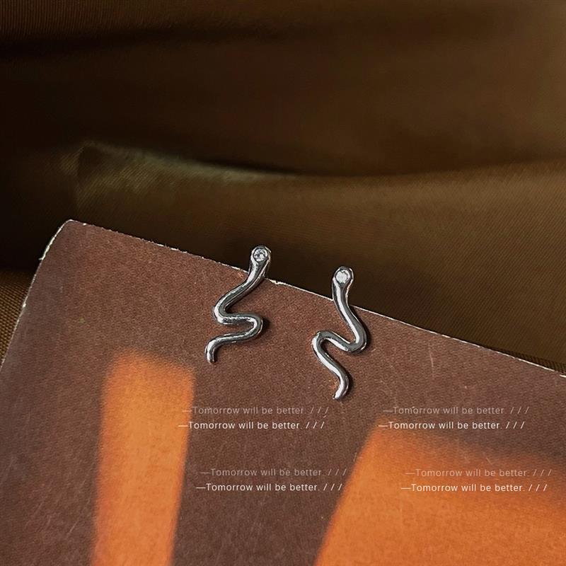 Khuyên Tai Hợp Kim Hình Rắn Sáng Tạo Cho Nữ