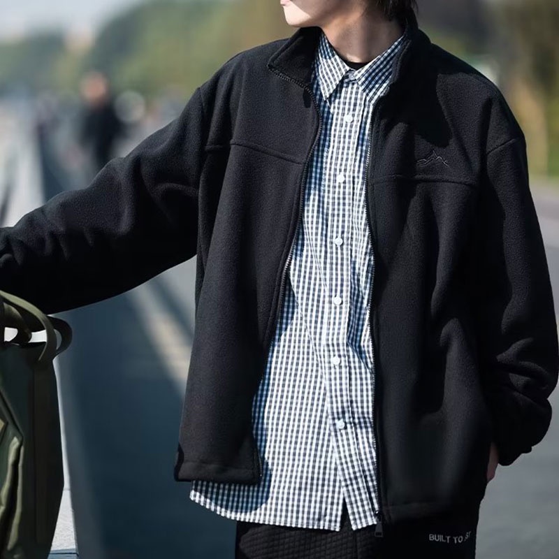 Esea Áo Khoác Thể Thao Tay Dài Chống Gió Chống Nước Phong Cách harajuku Nhật Bản Đơn Giản Thời Trang Cho Nam Và Nữ