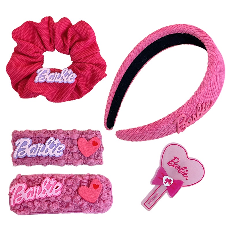 Dây buộc tóc TENDER AFTERNOONS lông nhung màu hồng ngọt ngào và đáng yêu cho nữ