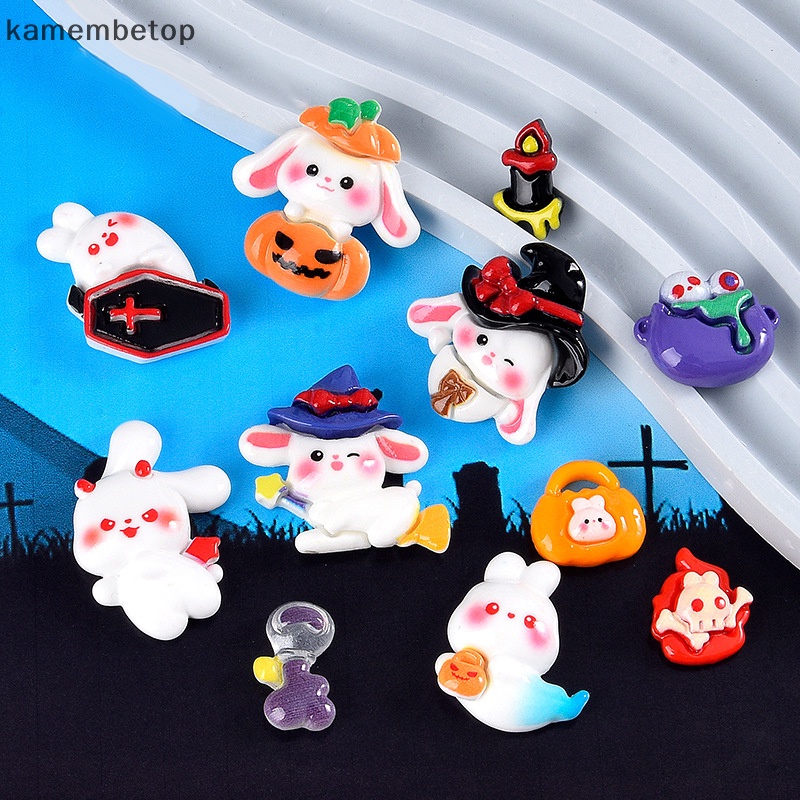Beto Set 10 Kẹp Tóc mini Hình Bí Ngô halloween Dễ Thương