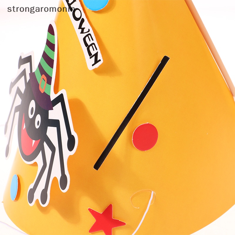 Mũ Giấy Màu Đen Hóa Trang Phù Thủy / Dơi / Bí Ngô / Mèo Ma Cà Rồng Cho Lễ halloween