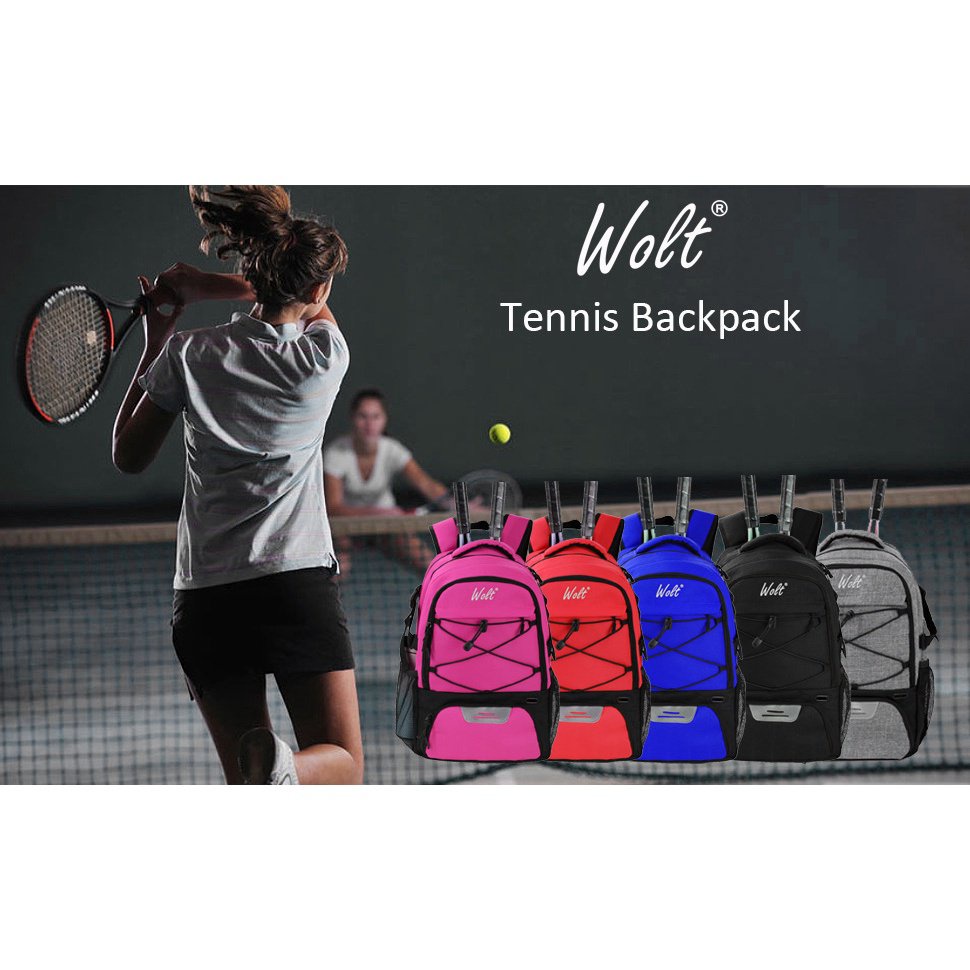 Set 2 Balo Thể Thao Đựng Giày tennis / Cầu Lông Chống Mài Mòn Chất Lượng Cao Cho Nam Nữ