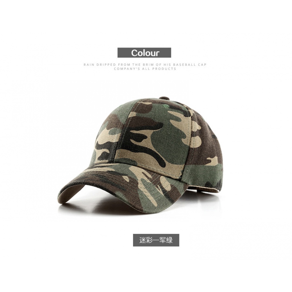 Mũ che nắng thể thao ngoài trời Mũ chiến thuật Cắm trại ngụy trang Mũ bóng chày