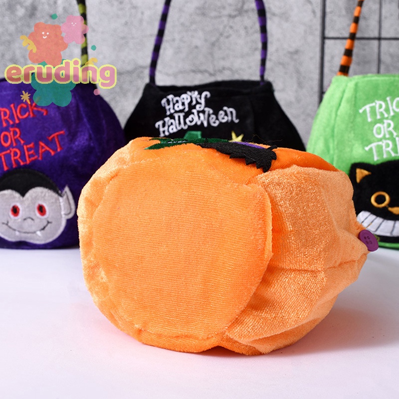 Túi Đựng Kẹo Hình Quả Bí Ngô / Mèo Đen Phong Cách halloween 2022