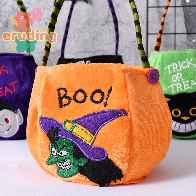 Túi Đựng Kẹo Hình Quả Bí Ngô / Mèo Đen Phong Cách halloween 2022