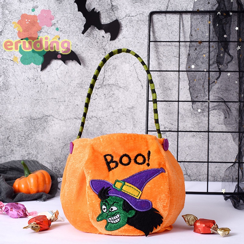 Túi Đựng Kẹo Hình Quả Bí Ngô / Mèo Đen Phong Cách halloween 2022