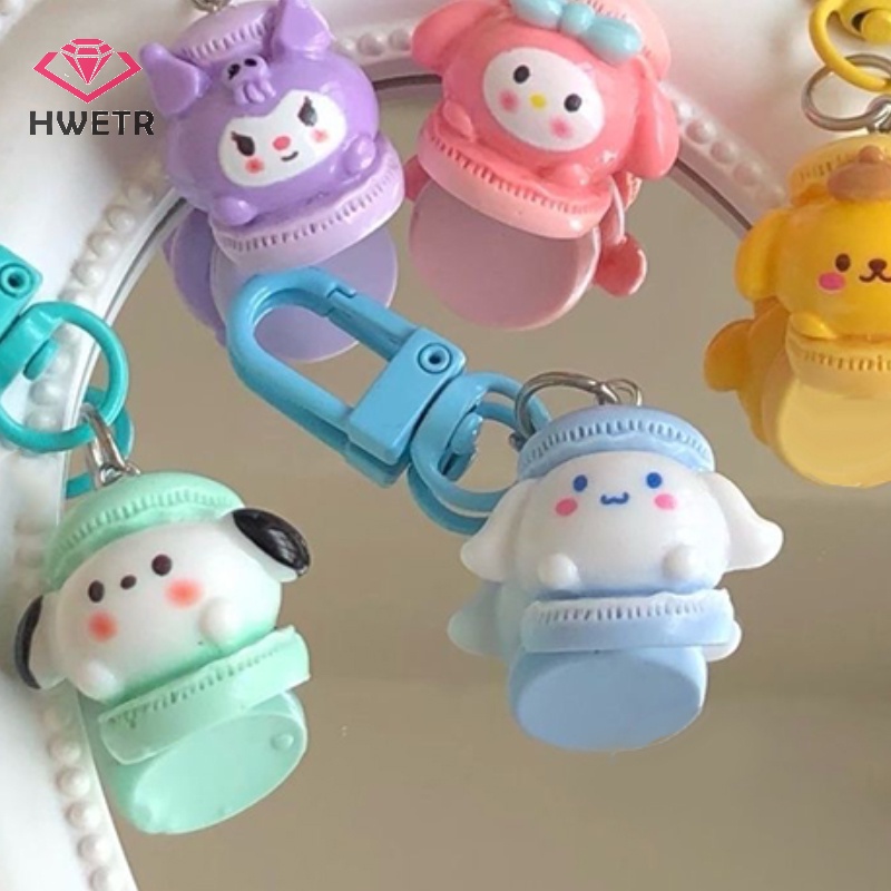 SANRIO Hwtr Móc Chìa Khóa Họa Tiết Hoạt Hình Cún Kumamon melody Đáng Yêu Mới