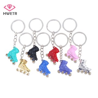 1 móc khóa hình giày trượt patin thời trang mới