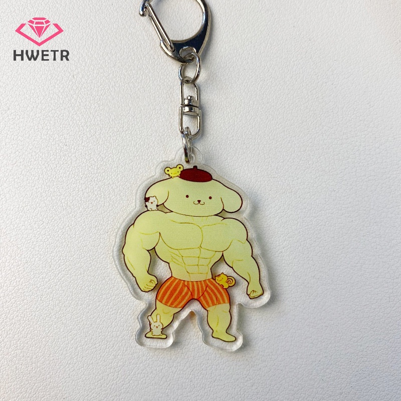 SANRIO Hwtr Móc Chìa Khóa Hình hello kitty Đáng Yêu Cho Cặp Đôi Mới