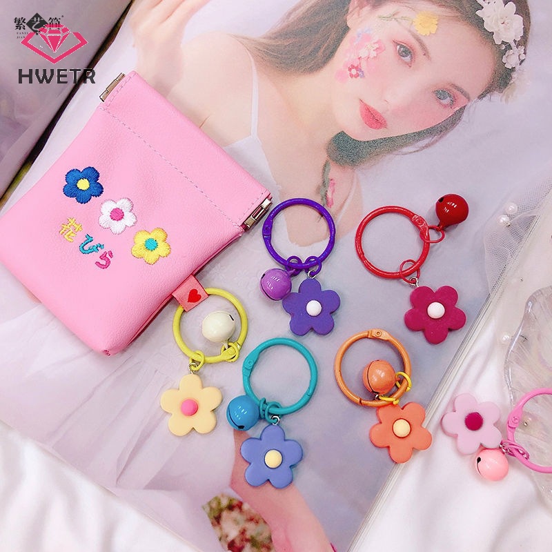 Móc Chìa Khóa Hình Chuông Hoa Nhỏ Xinh Thời Trang Cho Bạn Gái Mới
