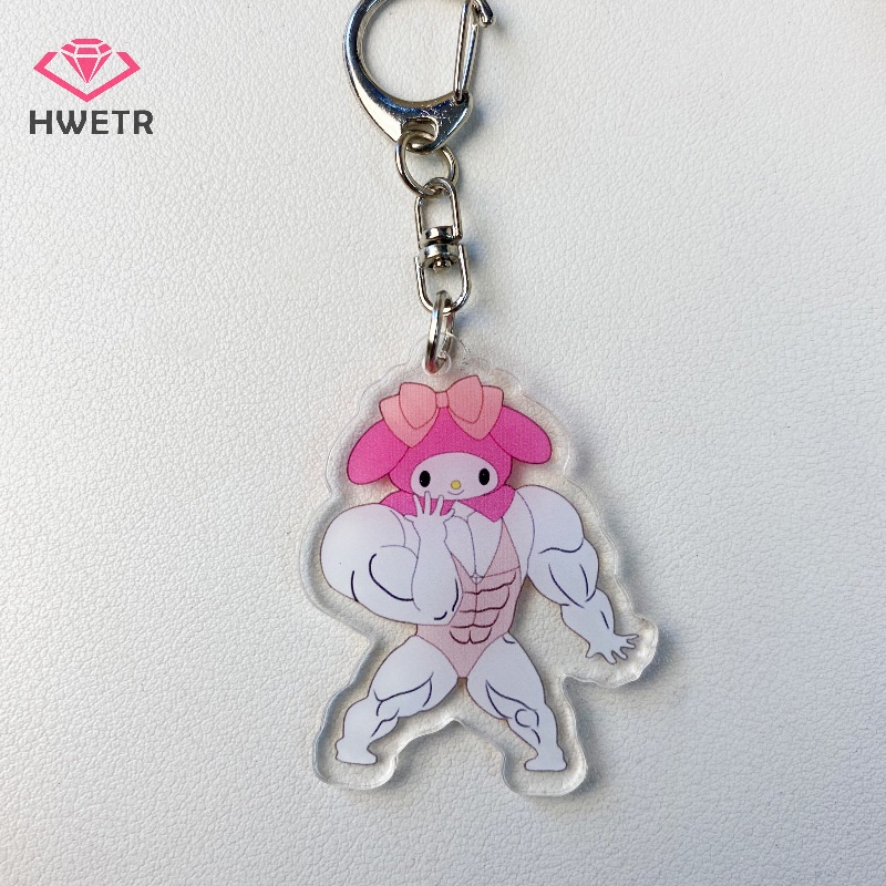 SANRIO Hwtr Móc Chìa Khóa Hình hello kitty Đáng Yêu Cho Cặp Đôi Mới