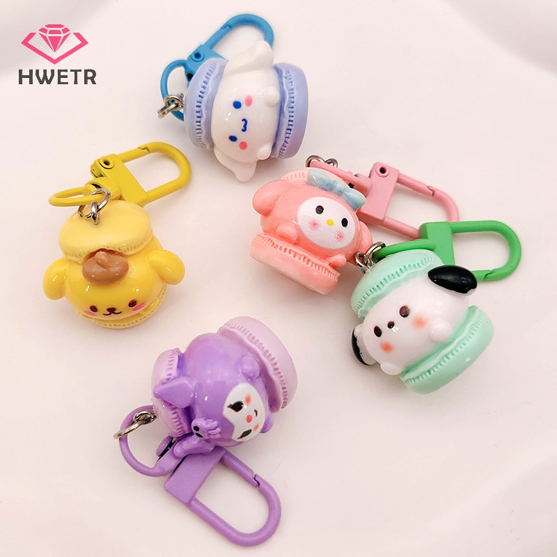 SANRIO Hwtr Móc Chìa Khóa Họa Tiết Hoạt Hình Cún Kumamon melody Đáng Yêu Mới