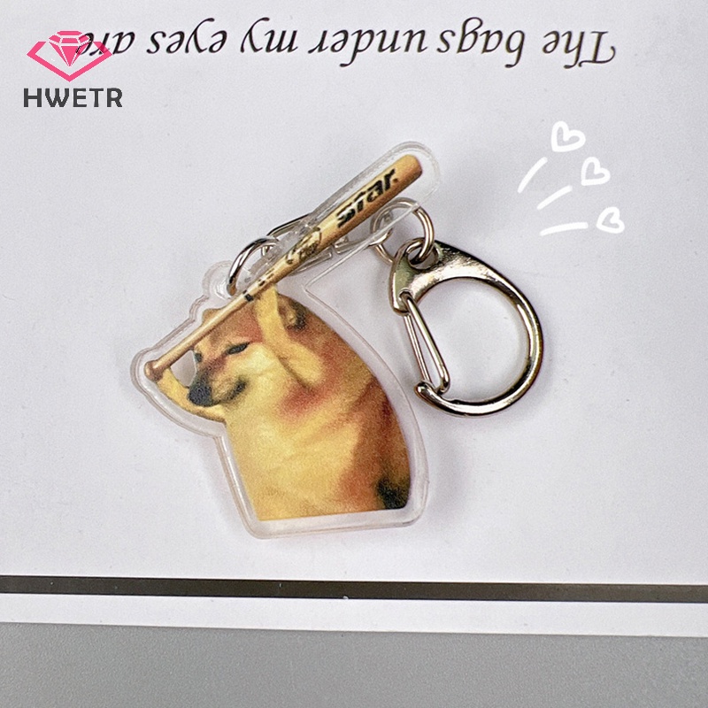 Móc Khóa Hình Chú Chó shiba Ngộ Nghĩnh Đáng Yêu Mới