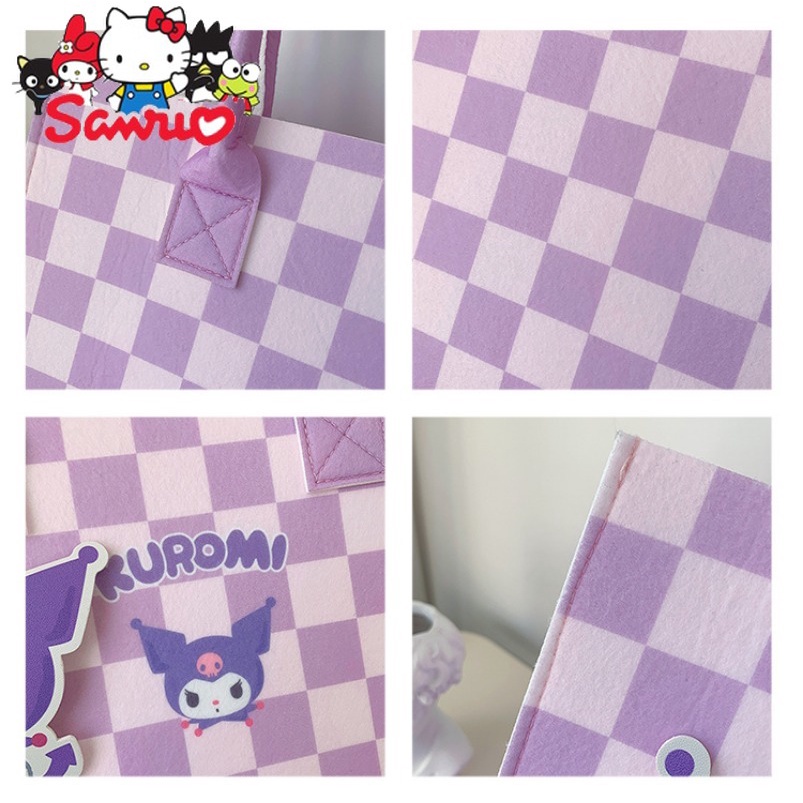 Sanrio Túi Xách tote Cỡ Lớn In Họa Tiết Hoạt Hình Dễ Thương Cho Nữ