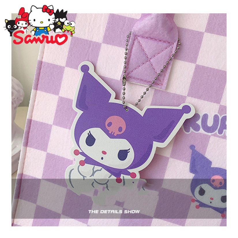 Sanrio Túi Xách tote Cỡ Lớn In Họa Tiết Hoạt Hình Dễ Thương Cho Nữ