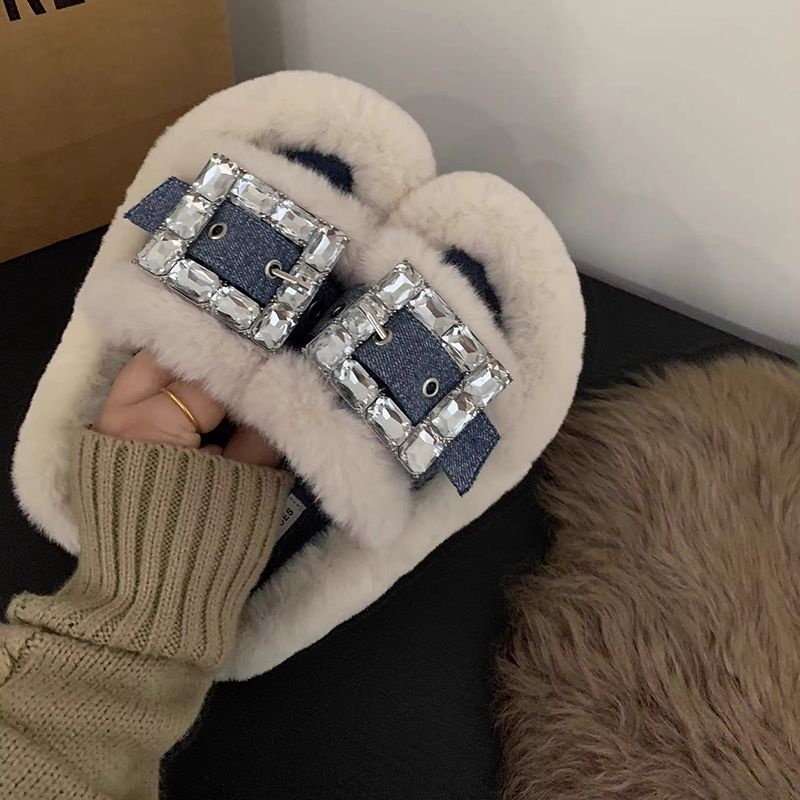 HHH Thiết kế Dép lông thời trang giữ ấm di ra ngoai sanh dieu cao cap B90H239006M 36Z230904