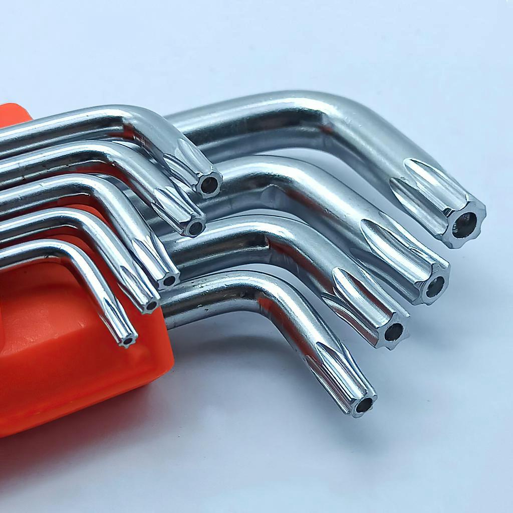 [giá cực thấp] Bộ lục giác đầu bi hoặc đầu bông 9 món đa năng ,Bộ lục giác đầu sao và hoa thị T10-T5