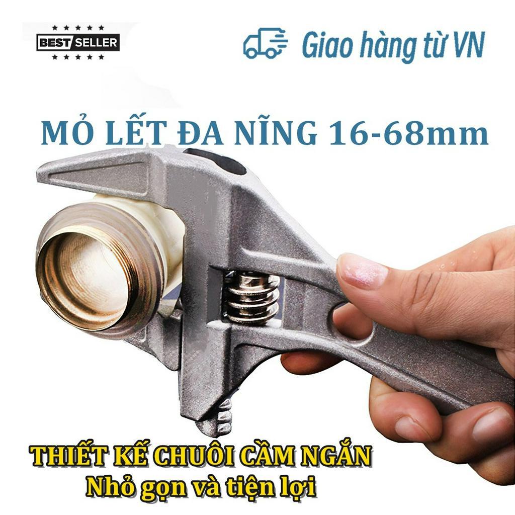 [giá cực thấp] Mỏ lết Cờ lê vặn ống nước độ mở 6-68mm