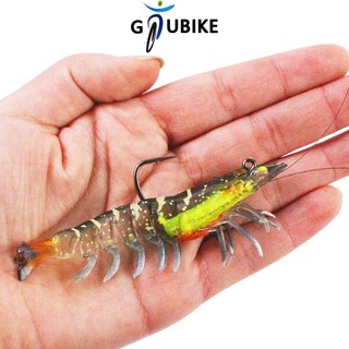 Gtubike mồi câu cá giả hình tôm mềm