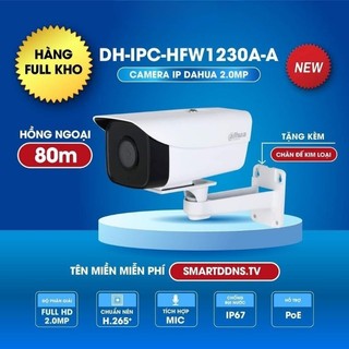 Camera ngoài trời đường phố, bãi giữ xe, nhà xưởng. ip hồng ngoại 80 mét 2mp dahua dh-ipc-hfw1230a-a tích hợp mic thu