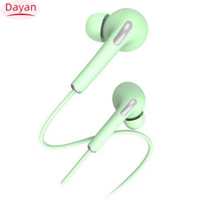 Tai Nghe bass Nhét Tai Có Dây 3.5mm Kèm mic Màu Sắc macaron