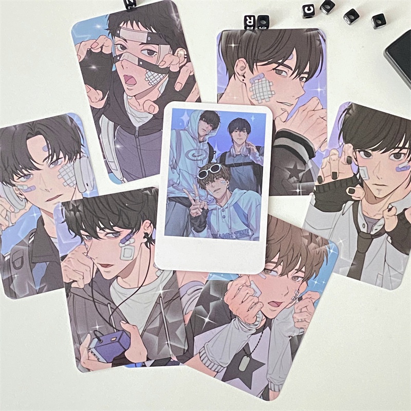 Set 8 Thẻ Ảnh hd Hình Nhóm Nhạc Nam tongren Thung Lũng tongren