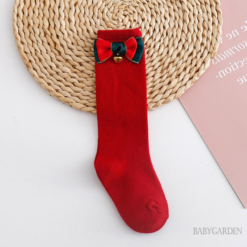 Vớ Dài Thoáng Khí Đính Nơ Cho Bé Gái 0-3 Tuổi