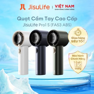 Quạt Cầm Tay Cao Cấp JISULIFE Pro1 (FA53 ABS)18W Sạc Nhanh - Đèn LED Hiển Thị - Sử Dụng Lên Đến 12H - BH12T