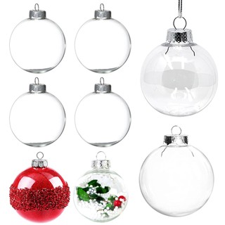 Quả Cầu Trong Suốt Trang Trí Cây Thông Noel
