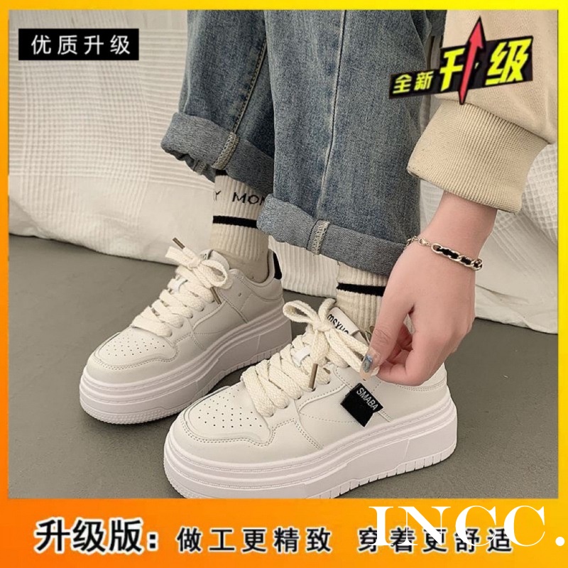 INCC   thể thao nữ giày giày thể thao nữ 2023 NEW giày sneaker nữ đáy dày Xu hướng thời trang Thông khí  Thoải mái Thời trang Hàn Quốc Beautiful B95F42R 37Z230910