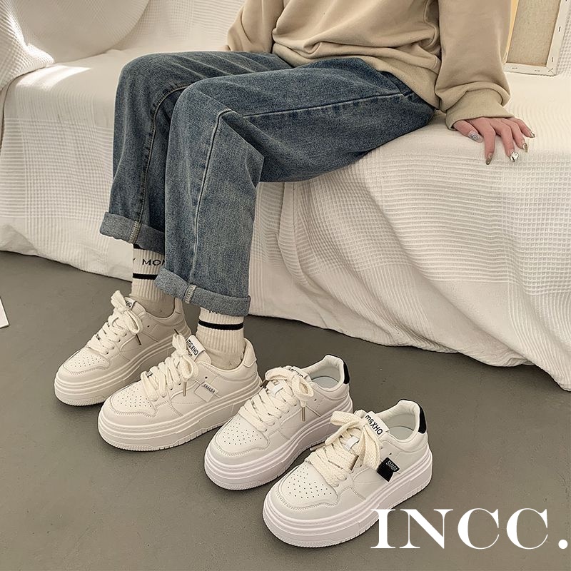 INCC   thể thao nữ giày giày thể thao nữ 2023 NEW giày sneaker nữ đáy dày Xu hướng thời trang Thông khí  Thoải mái Thời trang Hàn Quốc Beautiful B95F42R 37Z230910