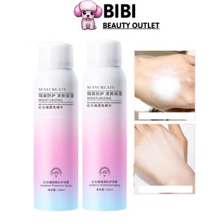 Xịt Chống Nắng Maycreate 150ml Nâng Tông, Dưỡng Da Trắng Sáng