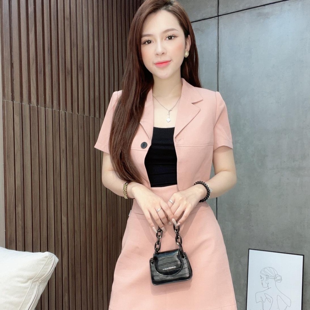 SVT037SPI-S23 -Set Chéo Tuyết Hồng Cộc Liin Clothing