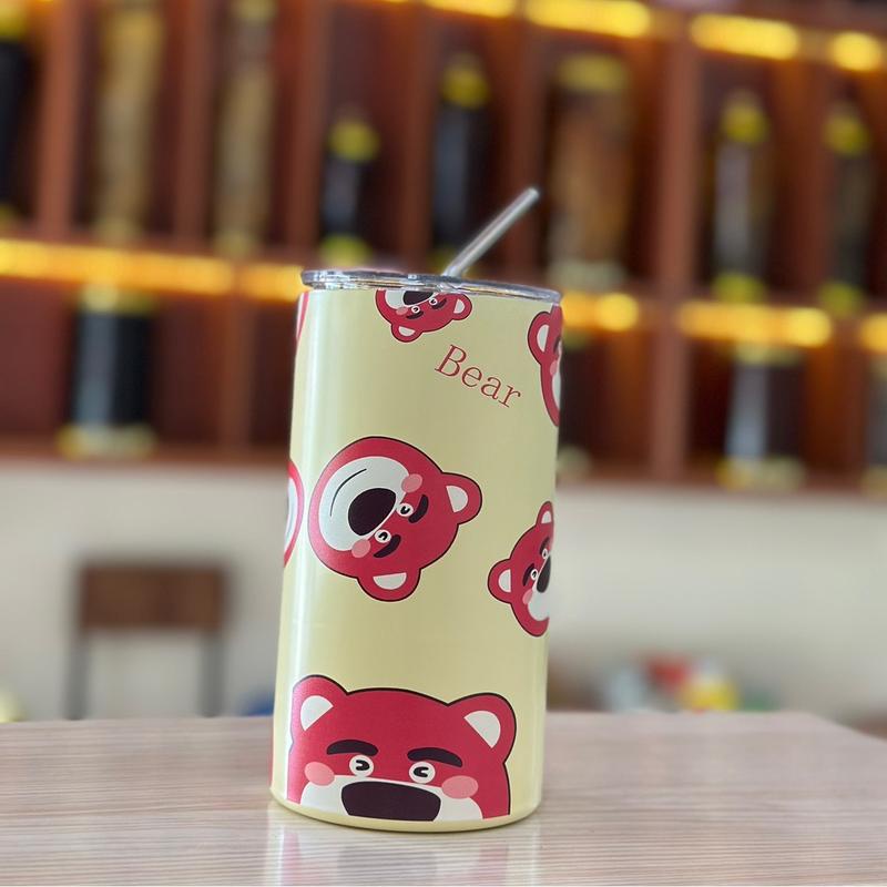 Ly gấu dâu trà sưɑ~600ml