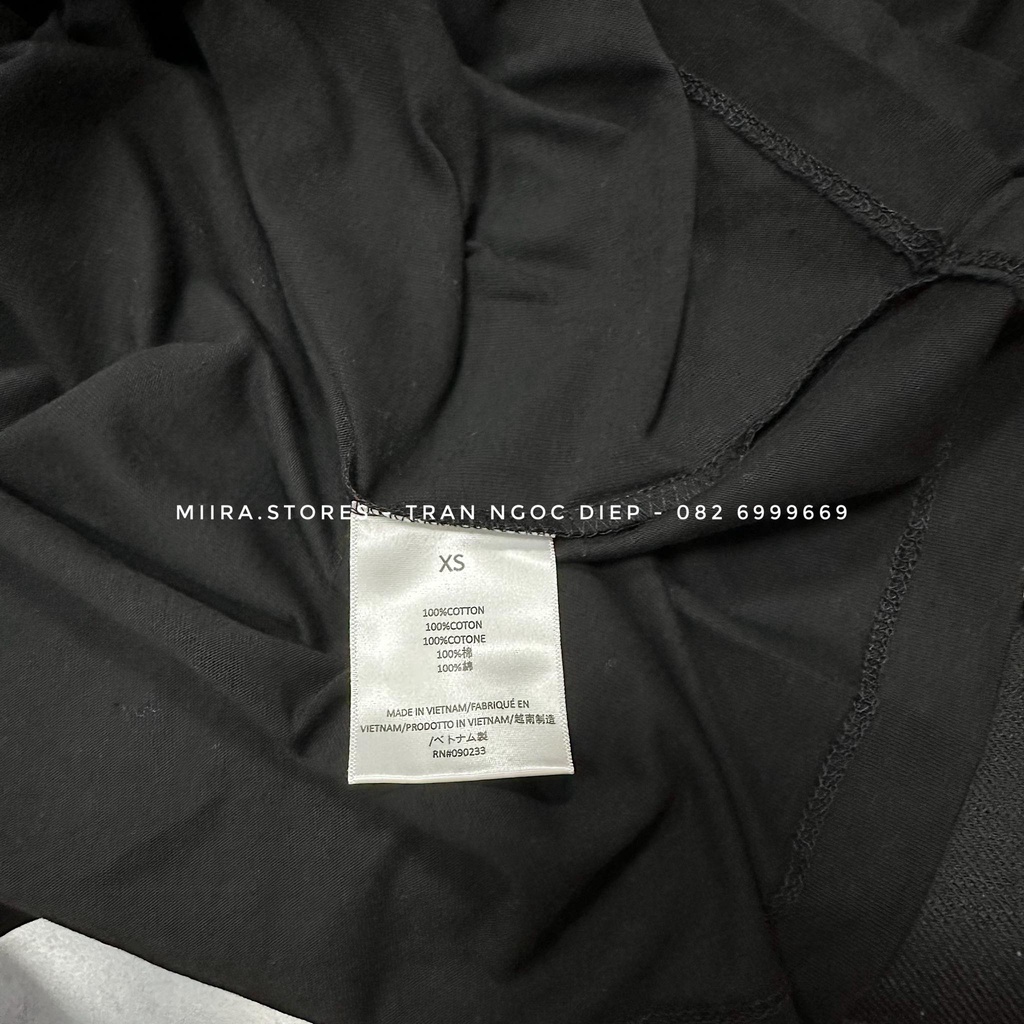 BLACK CORE - LONG TEE ESSENTIALS JET BLACK - Áo thun tee dài tay ESSENTIALS JET BLACK