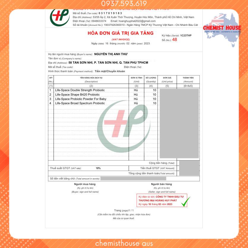 Men Vi Sinh Lợi Khuẩn Ngừa Mụn Tái Tạo Cân Bằng Da - Life Space Probiotics & Skin Rebalance 20 viên