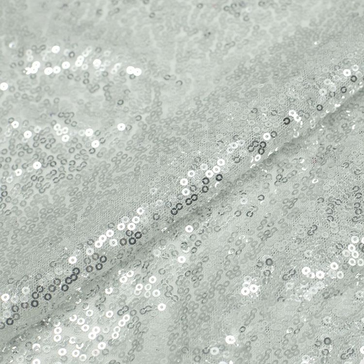 Vải Đính Kim Sa Lấp Lánh 3mm 0.5 yard Dùng May Đầm