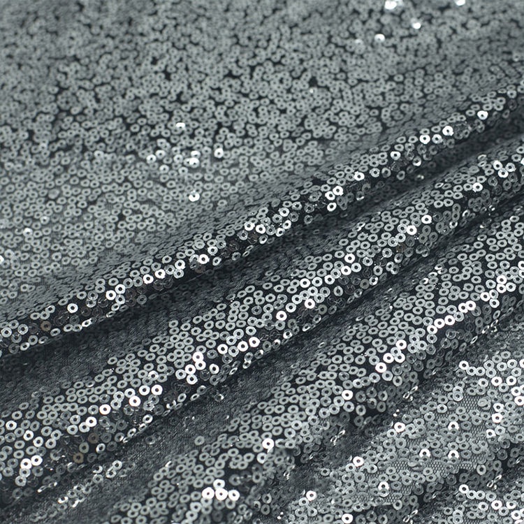 Vải Đính Kim Sa Lấp Lánh 3mm 0.5 yard Dùng May Đầm