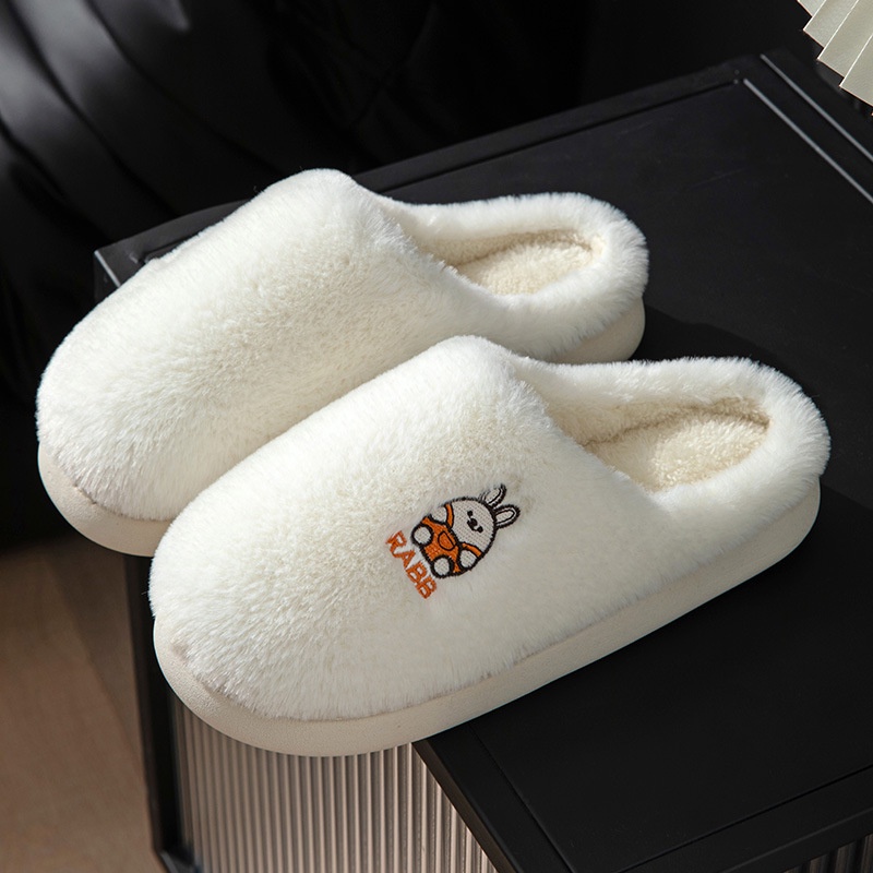 Dép Bông Đi Trong Nhà Hình Thỏ Dễ Thương Thời Trang Mùa Đông 2023