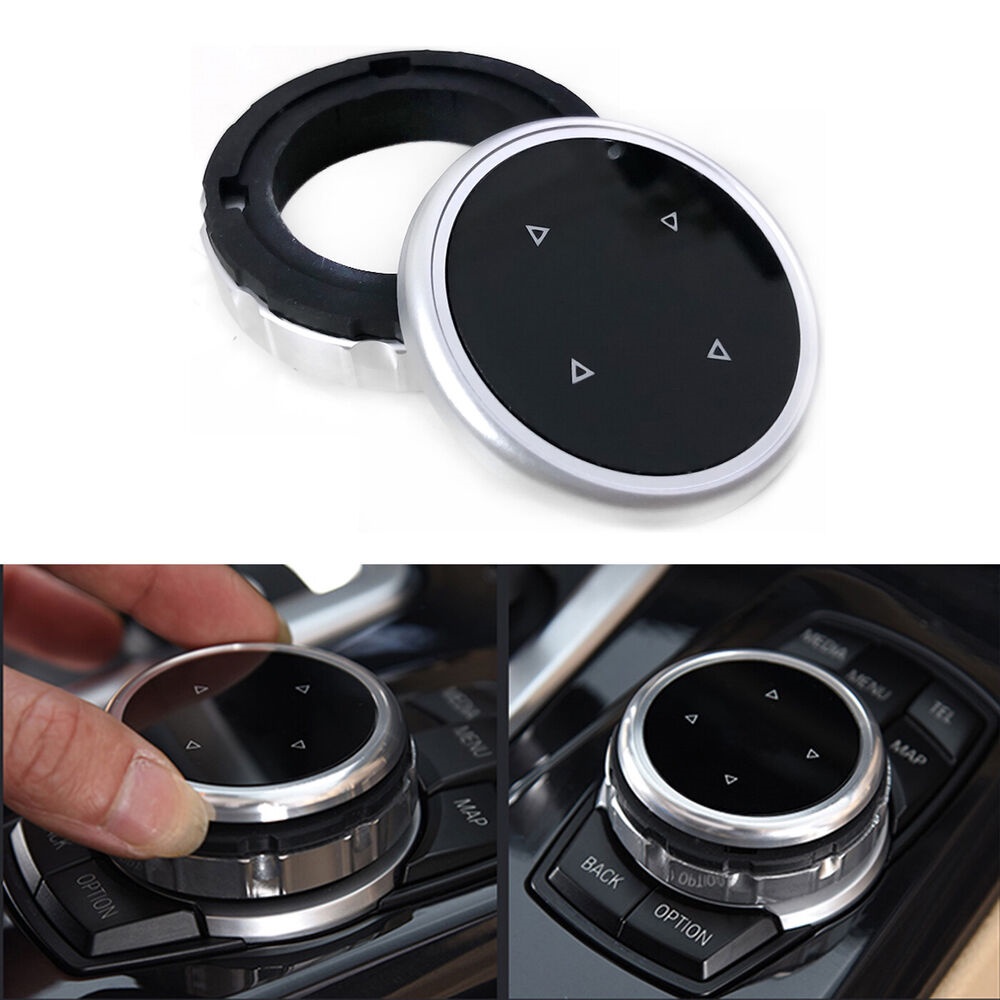 Đa Phương Tiện Núm Bao Viền Cho Xe BMW X1 X3 X4 X5 X6 1 2 3 4 5 6 7 Series IDrive