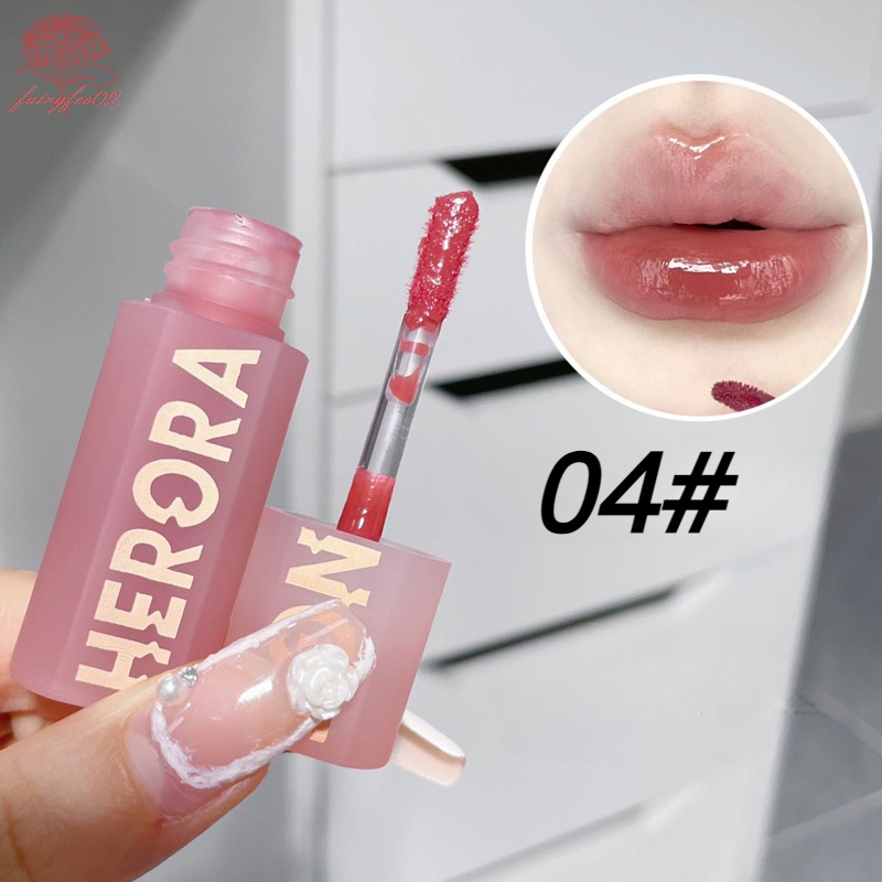 Son Bóng herorange Nuôi Dưỡng Môi Lâu Trôi Trọng Lượng Nhẹ