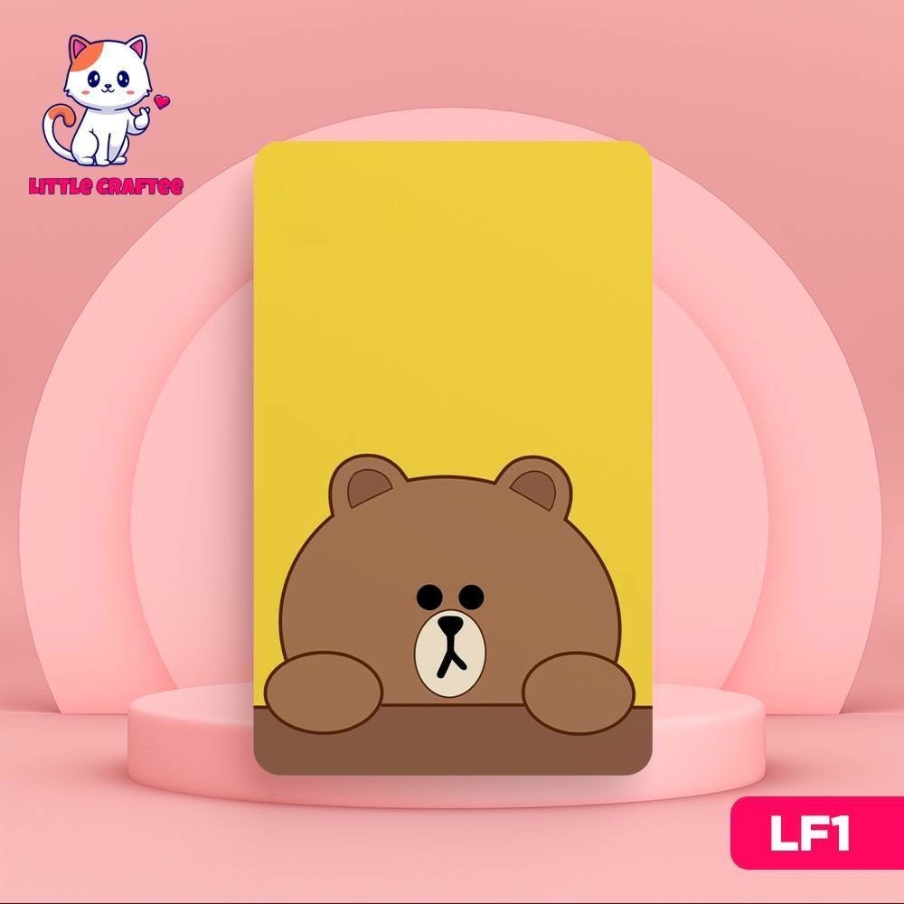 Miếng Dán Thẻ ATM Brown Brown  | SKIN ATM, Sticker Card, Thẻ Chung Cư Trang Trí - Chất Liệu Decal Vi