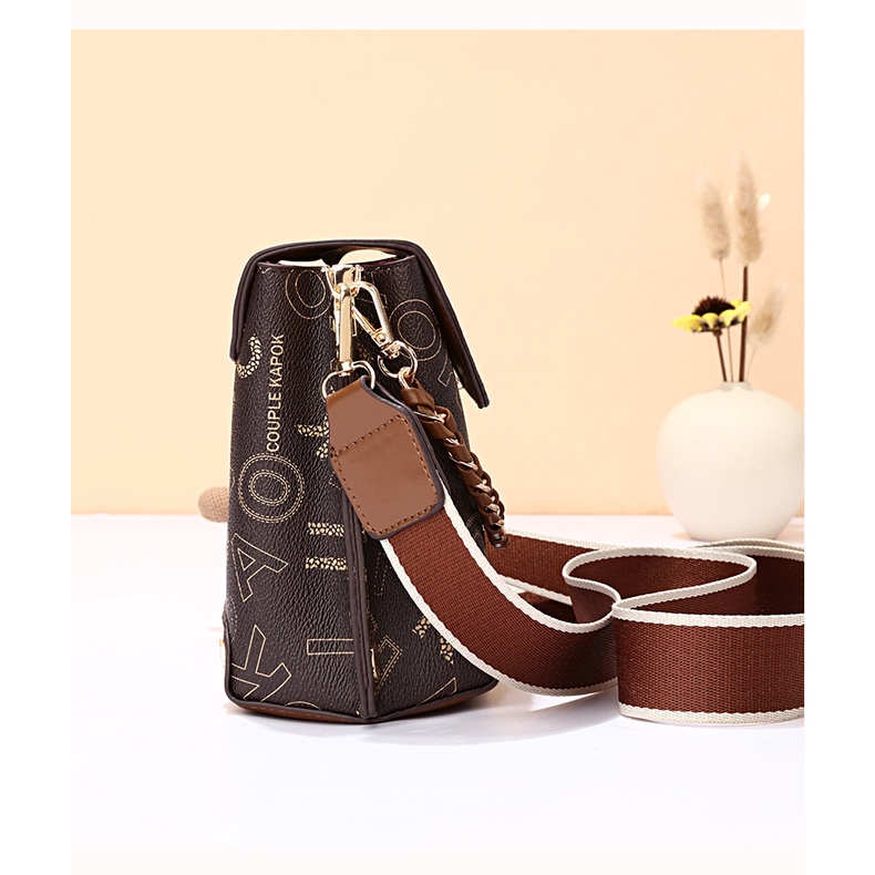 Chuwanglin Túi Da Đeo Chéo In Họa Tiết Thời Trang Dành Cho Nữ