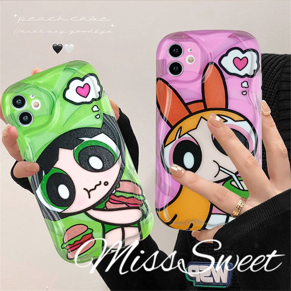 Realme 11 C53 C55 C35 C31 C30  C25Y C21Y C25s C21 C20 C20A C11 C15 10 8 Pro 8i 5i 5s 6i Narzo 50A 50i The Powerpuff Girls Edge Soft Phone Case