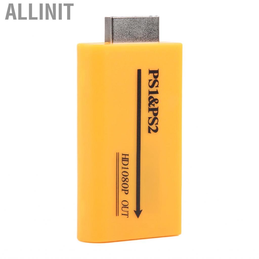 Allinit PS1/PS2 To Video Converter Adapter Output Composite 7x3.5x1.5cm CRY