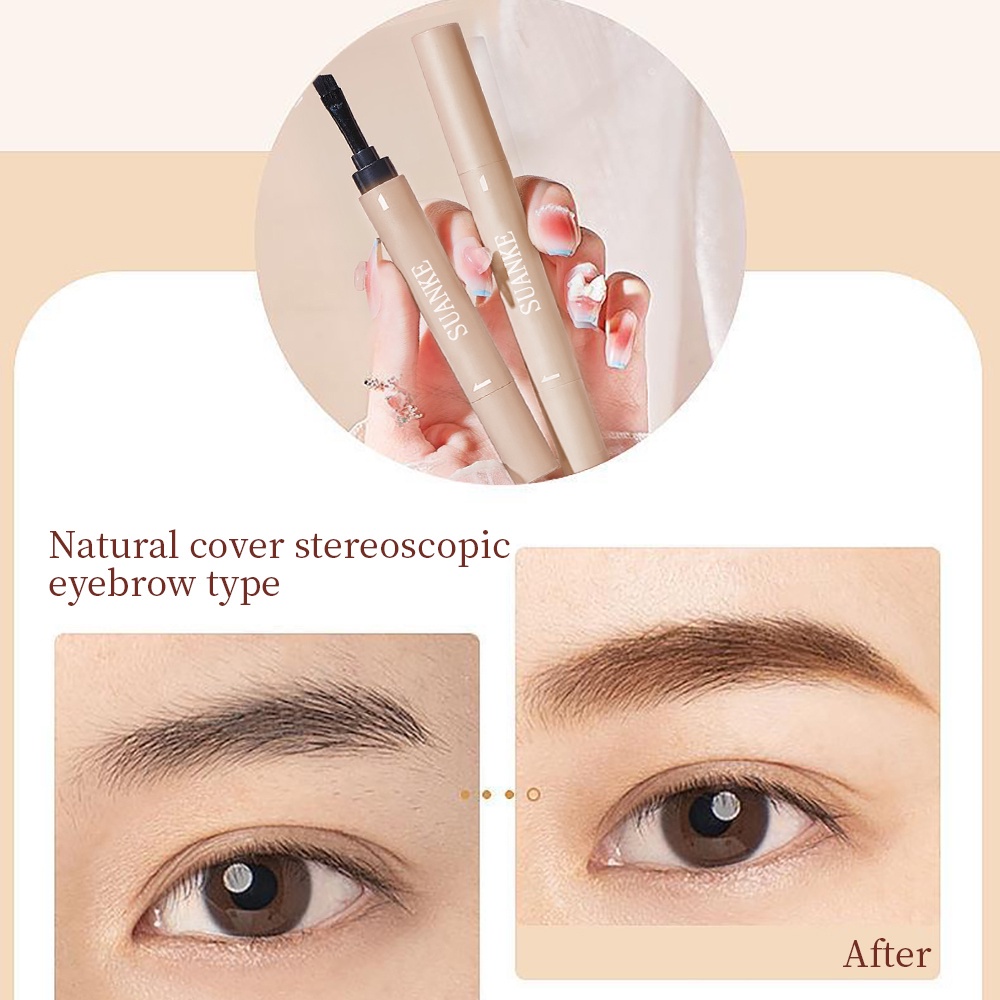 Kem nhuộm lông mày Cappuvini 2 trong 1 chống thấm và mồ hôi không phai màu tự nhiên đa năng