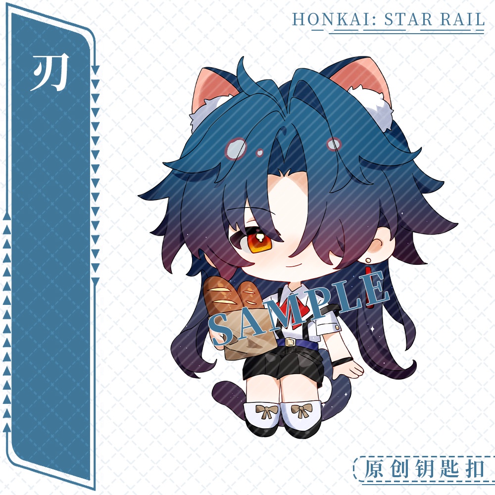 Honkai: Starrail march 7th Móc Khóa Bằng acrylic Trong Suốt Hai Mặt Hình anime lynx lynx