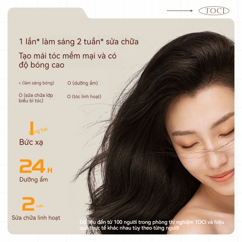 TOCI Tinh dầu dưỡng tóc khô, khô, nóng, sửa chữa mùi thơm, bị hư hỏng, trơn, không dầu mỡ.